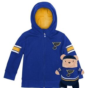 NHL St. Louis Blues]Bear with Hoodie